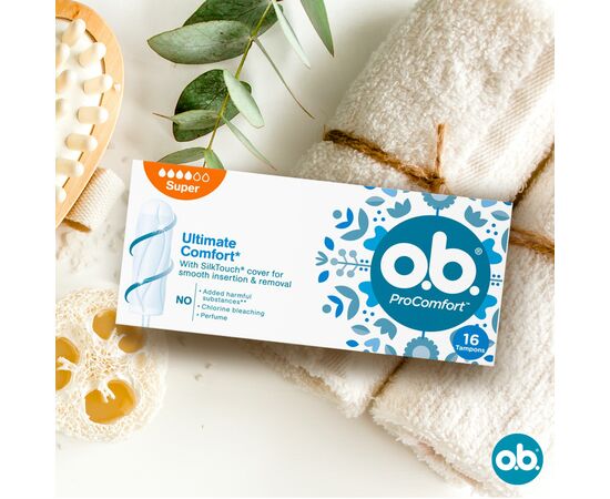 Тампоны o.b. ProComfort Super 16 шт. (3574660234329/3574661331164), изображение 10 Тампоны o.b. ProComfort Super 16 шт. (3574660234329/3574661331164), изображение 10