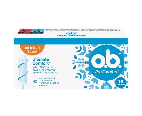 Тампони o.b. ProComfort Super 16 шт. (3574660234329/3574661331164)