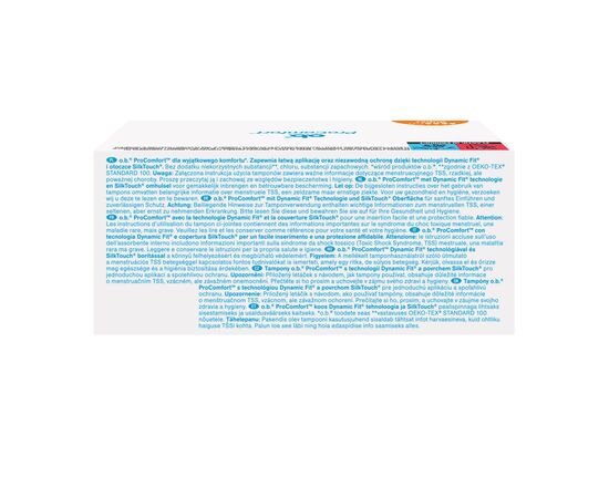 Тампоны o.b. ProComfort Super 32 шт. (3574661047188/3574661331171), изображение 2 Тампоны o.b. ProComfort Super 32 шт. (3574661047188/3574661331171), изображение 2