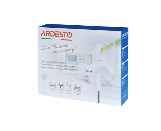 Вентилятор Ardesto FN-1608RW, изображение 6 Вентилятор Ardesto FN-1608RW, изображение 6