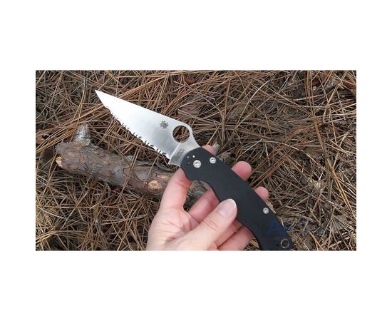Нож Spyderco Para Military 2, serrated (C81GS2), изображение 3 Нож Spyderco Para Military 2, serrated (C81GS2), изображение 3