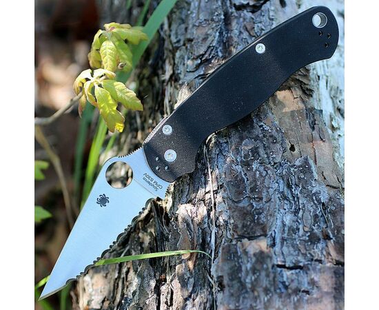 Нож Spyderco Para Military 2, serrated (C81GS2), изображение 4 Нож Spyderco Para Military 2, serrated (C81GS2), изображение 4