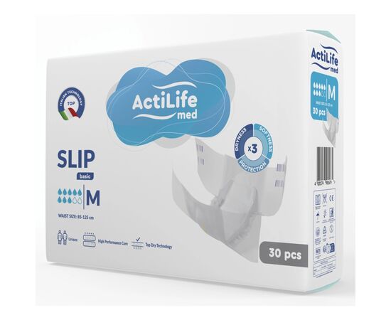 Підгузки для дорослих ActiLife Med Basic M, 30 шт (4820174981679)