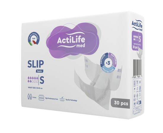 Підгузки для дорослих ActiLife Med Basic S, 30 шт (4820174981723)
