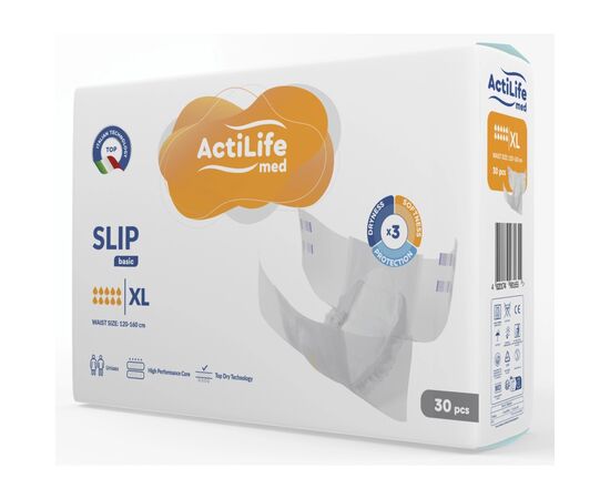 Подгузники для взрослых ActiLife Med Basic XL, 30 шт (4820174981655)