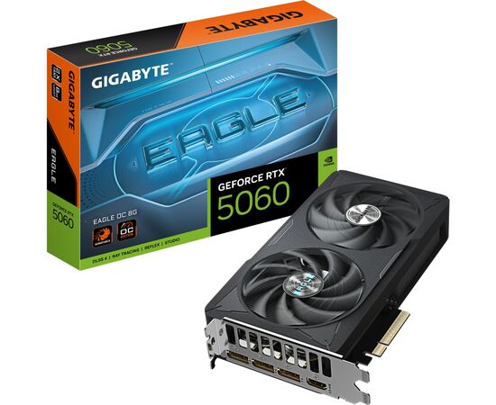 Видеокарта GIGABYTE GeForce RTX5060 8Gb EAGLE OC (GV-N5060EAGLE OC-8GD), изображение 10 Видеокарта GIGABYTE GeForce RTX5060 8Gb EAGLE OC (GV-N5060EAGLE OC-8GD), изображение 10
