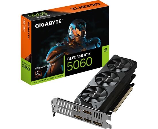 Видеокарта GIGABYTE GeForce RTX5060 8Gb OC Low Profile (GV-N5060OC-8GL), изображение 8 Видеокарта GIGABYTE GeForce RTX5060 8Gb OC Low Profile (GV-N5060OC-8GL), изображение 8