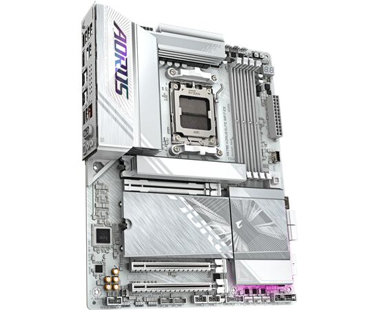 Материнская плата GIGABYTE X870E AORUS ELITE WIFI7 ICE (X870E A ELITE WIFI7 ICE), изображение 2 Материнская плата GIGABYTE X870E AORUS ELITE WIFI7 ICE (X870E A ELITE WIFI7 ICE), изображение 2