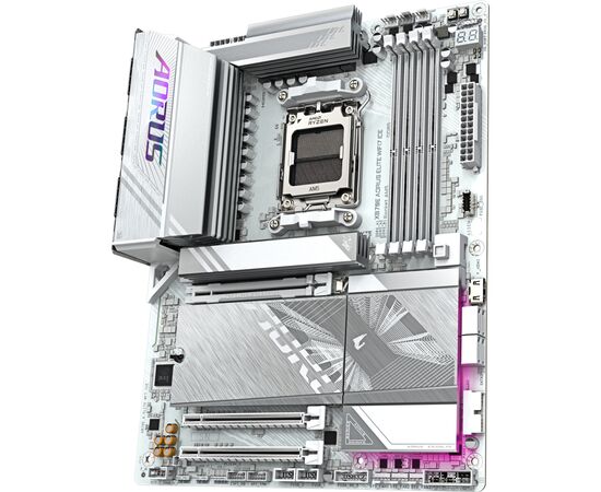 Материнская плата GIGABYTE X870E AORUS ELITE WIFI7 ICE (X870E A ELITE WIFI7 ICE), изображение 3 Материнская плата GIGABYTE X870E AORUS ELITE WIFI7 ICE (X870E A ELITE WIFI7 ICE), изображение 3