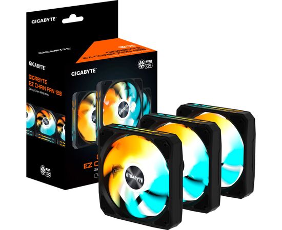 Кулер для корпуса GIGABYTE GP-GBT EZFAN1203, изображение 6 Кулер для корпуса GIGABYTE GP-GBT EZFAN1203, изображение 6
