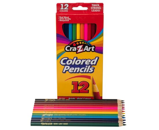 Карандаши цветные Cra-Z-Art 12 кольорів (10404CRA), изображение 2 Карандаши цветные Cra-Z-Art 12 кольорів (10404CRA), изображение 2
