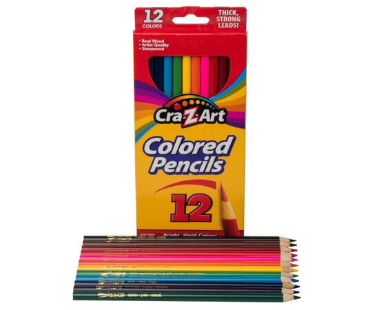 Карандаши цветные Cra-Z-Art 12 кольорів (10404CRA), изображение 3 Карандаши цветные Cra-Z-Art 12 кольорів (10404CRA), изображение 3