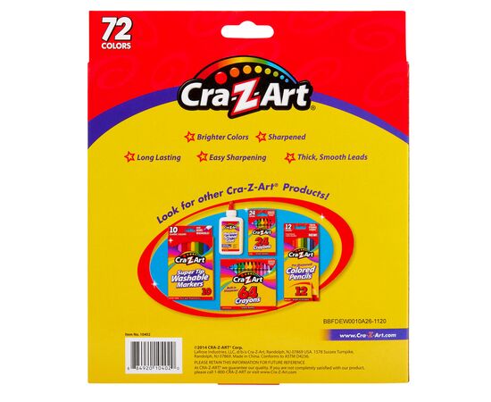 Карандаши цветные Cra-Z-Art 72 кольорів (10402CRA), изображение 9 Карандаши цветные Cra-Z-Art 72 кольорів (10402CRA), изображение 9