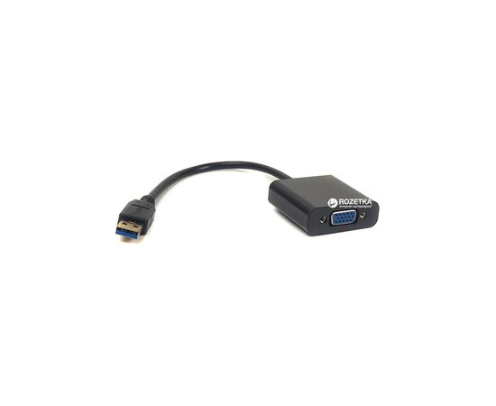 Переходник USB 3.0 M to VGA F PowerPlant (CA910380)
