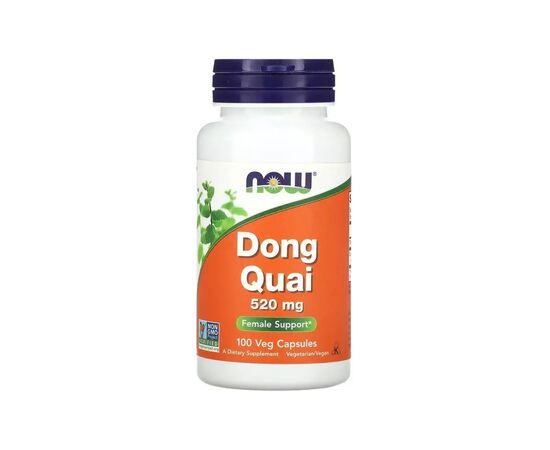 Трави Now Foods Дудник (Дягіль), 520 мг, Dong Quai, 100 вегетаріанських капсул (NOW-04655)