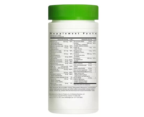 Мультивитамин Rainbow Light Мультивитамины для женщин в период менопаузы, Menopause One, (RLT-11243), изображение 5 Мультивитамин Rainbow Light Мультивитамины для женщин в период менопаузы, Menopause One, (RLT-11243), изображение 5