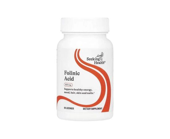 Витаминно-минеральный комплекс Seeking Health Фолиевая кислота, 800 мкг, Folinic Acid, 60 леденцов (SKH-52036)
