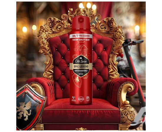 Дезодорант Old Spice Epic Legend 150 мл (8700216606035), изображение 3 Дезодорант Old Spice Epic Legend 150 мл (8700216606035), изображение 3
