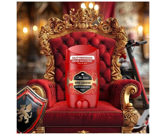 Дезодорант Old Spice Epic Legend 50 мл (8700216607360), изображение 3 Дезодорант Old Spice Epic Legend 50 мл (8700216607360), изображение 3