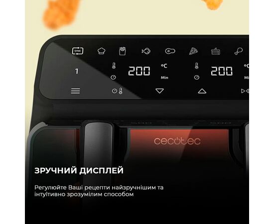 Мультипечь Cecotec Cecofry Advance 9000 Window (CCTC-04986), изображение 12 Мультипечь Cecotec Cecofry Advance 9000 Window (CCTC-04986), изображение 12