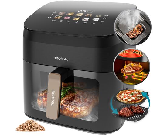 Мультипечь Cecotec Cecofry&Grill Smokin 8500 (A01 EU01 101136), изображение 2 Мультипечь Cecotec Cecofry&Grill Smokin 8500 (A01 EU01 101136), изображение 2