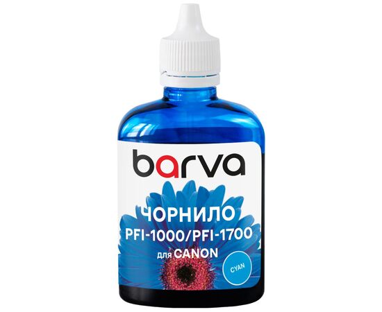 Чернила Barva Canon PFI-1000/PFI-1700 100ml C, pigment (C1700-975)