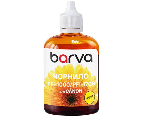 Чернила Barva Canon PFI-1000/PFI-1700 100ml Y, pigment (C1700-977)