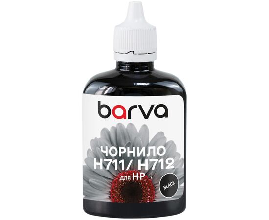 Чернила Barva HP 711/712 100ml BK, pigment (H711-853)