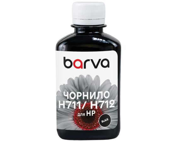 Чернила Barva HP 711/712 180ml BK, pigment (H711-857)