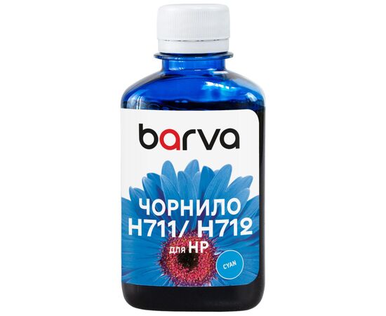 Чернила Barva HP 711/712 180ml C, water-soluble (H711-858)