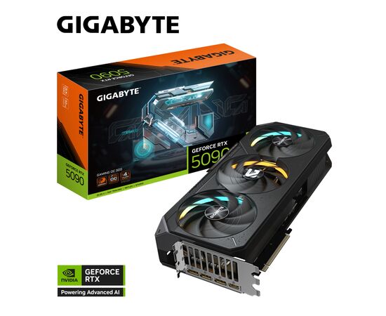 Видеокарта GIGABYTE GeForce RTX5090 32GB GAMING OC (GV-N5090GAMING OC-32GD), изображение 11 Видеокарта GIGABYTE GeForce RTX5090 32GB GAMING OC (GV-N5090GAMING OC-32GD), изображение 11