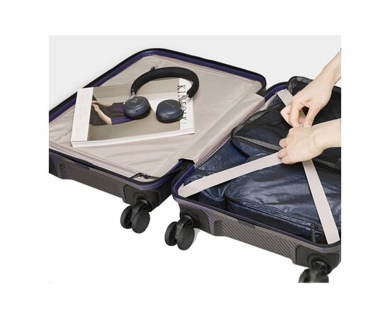 Валіза Xiaomi Ninetygo Lightweight Luggage 20" Black (6941413216326), зображення 4 Валіза Xiaomi Ninetygo Lightweight Luggage 20" Black (6941413216326), зображення 4