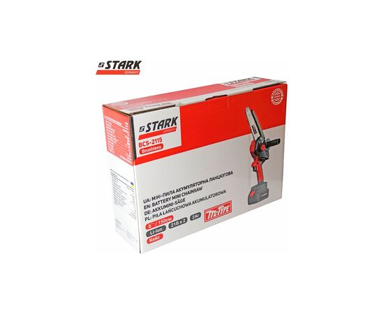 Цепная пила Stark BCS-2115, 21V, 2х2Ah, 150мм (310900001), изображение 10