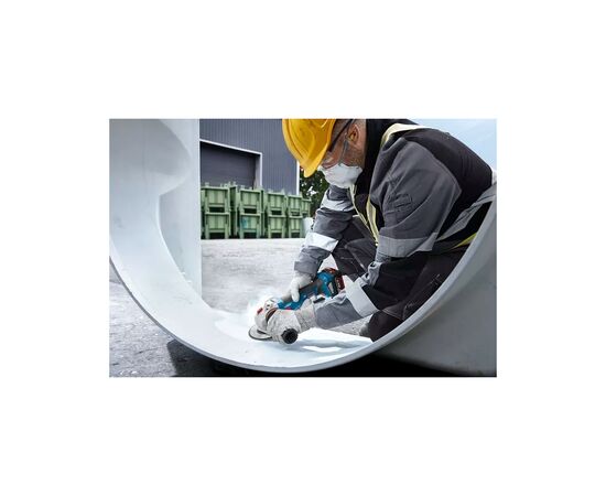 Шлифовальная машина Bosch GWS 18V-11S 125мм, 18В, 1x5Ah, 0-9000об/мин, 1.7кг, кейс (0.601.9N4.003), изображение 10 Шлифовальная машина Bosch GWS 18V-11S 125мм, 18В, 1x5Ah, 0-9000об/мин, 1.7кг, кейс (0.601.9N4.003), изображение 10