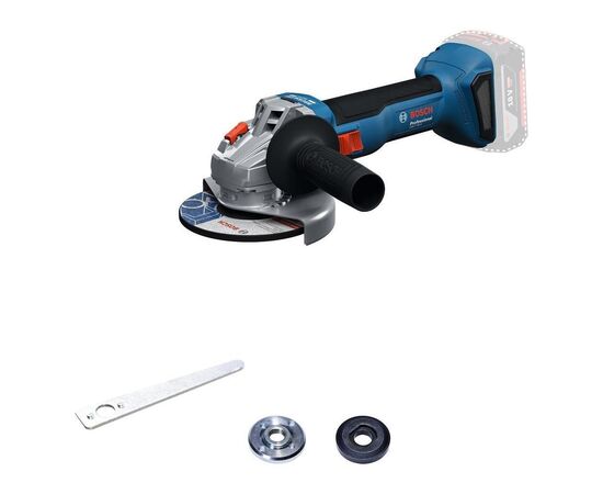 Шлифовальная машина Bosch GWS 18V-8 125мм, 11000об/мин, 1.6кг (без АКБ и ЗУ) (0.601.9N9.000), изображение 2 Шлифовальная машина Bosch GWS 18V-8 125мм, 11000об/мин, 1.6кг (без АКБ и ЗУ) (0.601.9N9.000), изображение 2