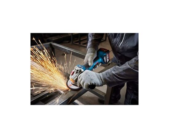 Шлифовальная машина Bosch GWS 18V-8 125мм, 11000об/мин, 1.6кг (без АКБ и ЗУ) (0.601.9N9.000), изображение 6 Шлифовальная машина Bosch GWS 18V-8 125мм, 11000об/мин, 1.6кг (без АКБ и ЗУ) (0.601.9N9.000), изображение 6