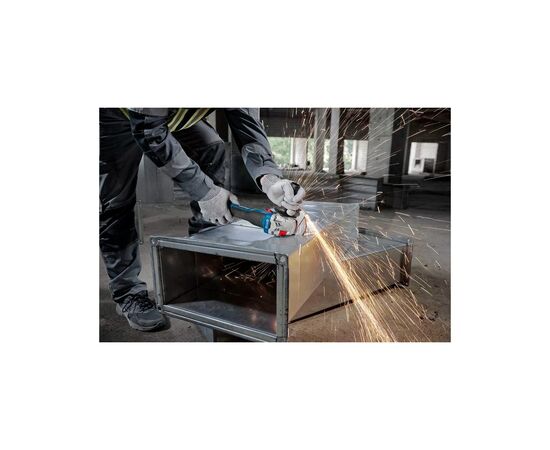 Шлифовальная машина Bosch GWS 18V-8 125мм, 18В, 2x4Ah, 0-11000об/мин, 1.7кг, кейс (0.601.9N9.020), изображение 4 Шлифовальная машина Bosch GWS 18V-8 125мм, 18В, 2x4Ah, 0-11000об/мин, 1.7кг, кейс (0.601.9N9.020), изображение 4