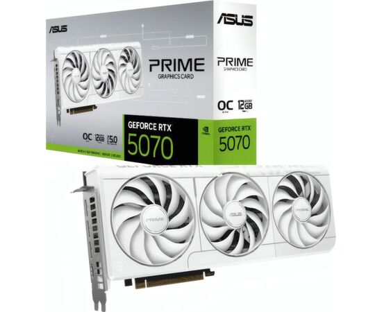 Видеокарта ASUS GeForce RTX5070 12Gb PRIME OC WHITE (PRIME-RTX5070-O12G-WHITE), изображение 6 Видеокарта ASUS GeForce RTX5070 12Gb PRIME OC WHITE (PRIME-RTX5070-O12G-WHITE), изображение 6