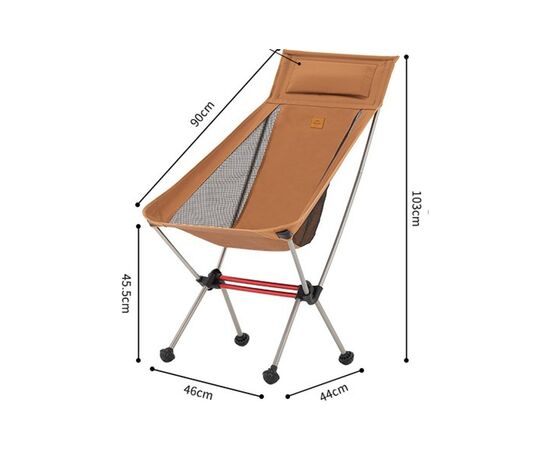 Кресло складное Naturehike ультралегке Stellaluna L02 CNK2350JJ018 Помаранчеве (6976507669429), изображение 2