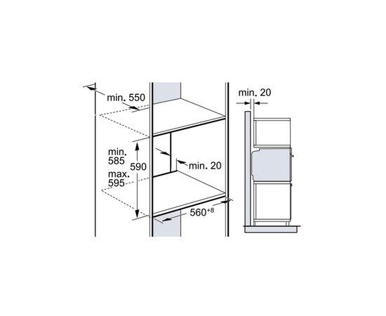Духова шафа Bosch HJG852YT0T, зображення 8 Духова шафа Bosch HJG852YT0T, зображення 8