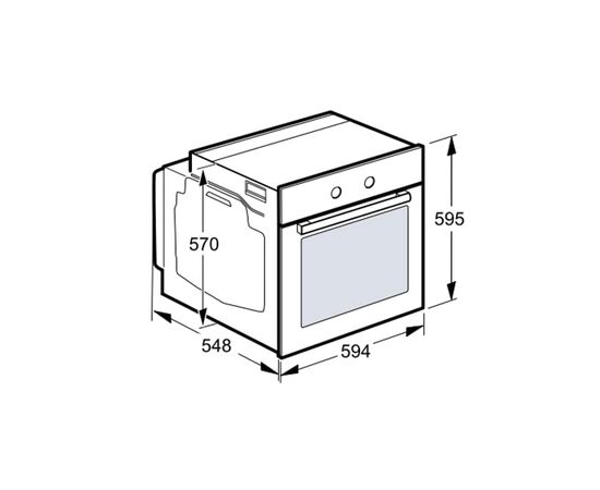 Духовой шкаф Bosch HJG852YW0T, изображение 7 Духовой шкаф Bosch HJG852YW0T, изображение 7