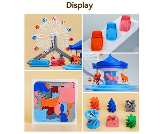 Пластик для 3D-принтера Creality PLA Fast, Ender, 1.75мм black1kg+white 1kg (3301010395), изображение 7 Пластик для 3D-принтера Creality PLA Fast, Ender, 1.75мм black1kg+white 1kg (3301010395), изображение 7