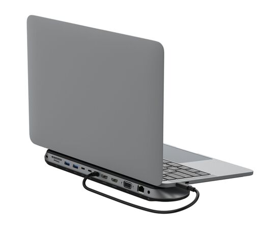 Концентратор Belkin USB-C 11in1 Multimedia Pro Dock (INC014BTSGY), зображення 5 Концентратор Belkin USB-C 11in1 Multimedia Pro Dock (INC014BTSGY), зображення 5
