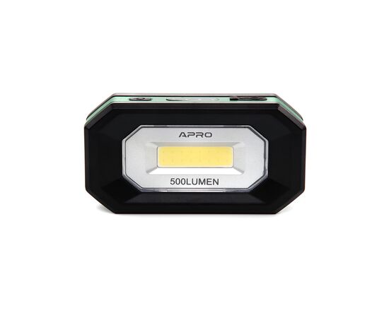 Фонарь APRO акумуляторний 5 Вт 500 Лм (Li-ion 2000 мАг) (900518), изображение 2