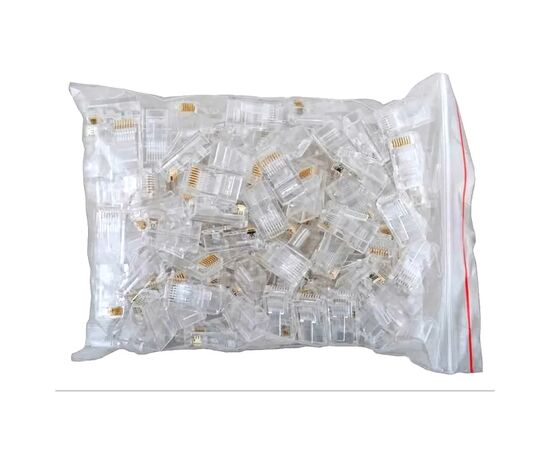 Конектор RJ45 cat.6 UTP 8P8C, 100шт/пак Kingda (KD-PG8016-C6/100)