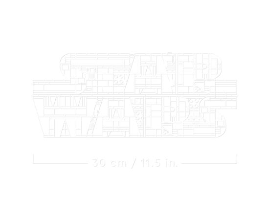Конструктор LEGO Star Wars Логотип из кубиков Звездные войны (75407), изображение 4 Конструктор LEGO Star Wars Логотип из кубиков Звездные войны (75407), изображение 4