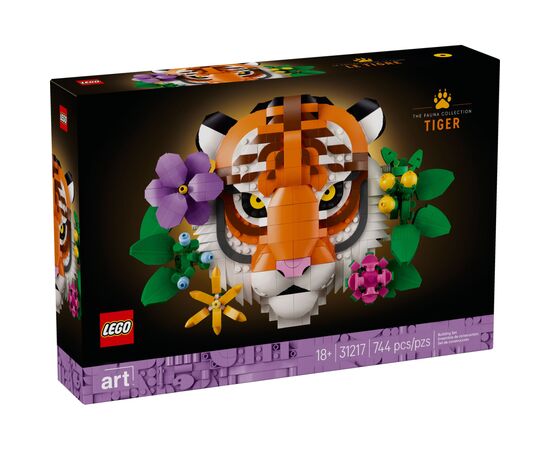 Конструктор LEGO Art Коллекция фауны - Тигр (31217)