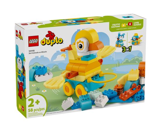Конструктор LEGO DUPLO Животные на колесах 3 в 1 (10448-)
