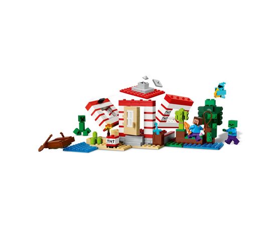 Конструктор LEGO Minecraft Дом из взрывчатки в джунглях (21275), изображение 4 Конструктор LEGO Minecraft Дом из взрывчатки в джунглях (21275), изображение 4