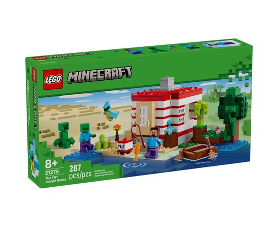 Конструктор LEGO Minecraft Будинок із вибухівки в джунглях (21275)